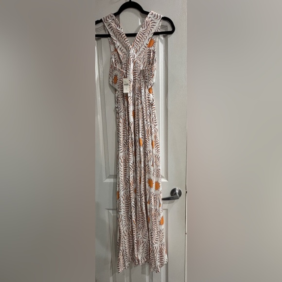 Anthropologie The Tigre Indigo Piper Bandeau Cutout Maxi Dress XS NWT - Picture 6 of 9